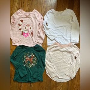 Cat & Jack Long-sleeved Girls T-shirts, Size4T